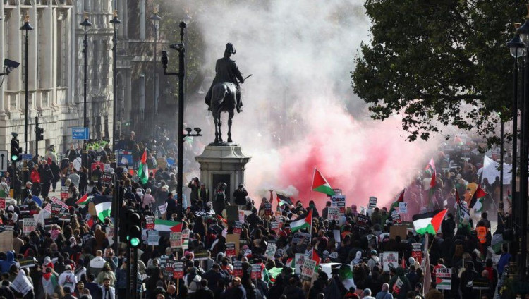 В Лондоне арестованы 9 участников многотысячного пропалестинского марша