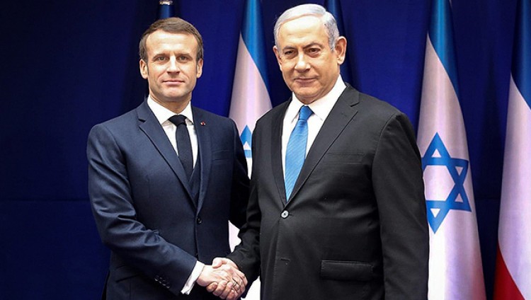 Президент Франции поздравил Нетаньяху с победой на выборах в Израиле
