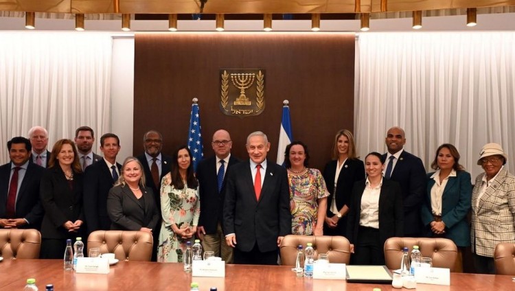 Нетаньяху встретился с двухпартийной делегацией Конгресса США