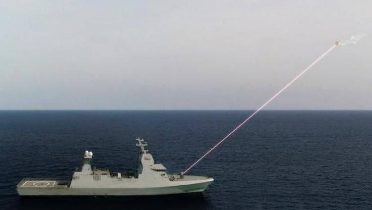 Израильский оборонный концерн представил боевой лазер для защиты кораблей