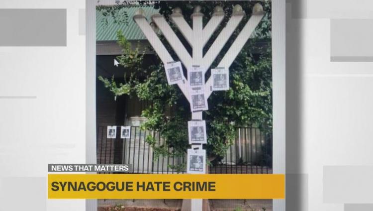 В Калифорнии синагогу обклеили листовками «Гитлер был прав»