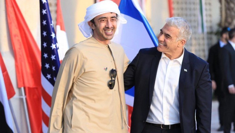 Министр иностранных дел ОАЭ впервые прибыл с официальным визитом в Израиль