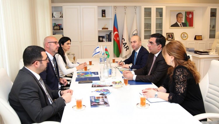 Делегация Израильско-Азербайджанской торгово-промышленной палаты посетила Бакинскую высшую школу нефти