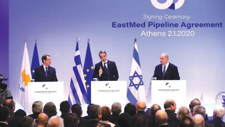 США отказались от поддержки газопровода между Израилем и Грецией