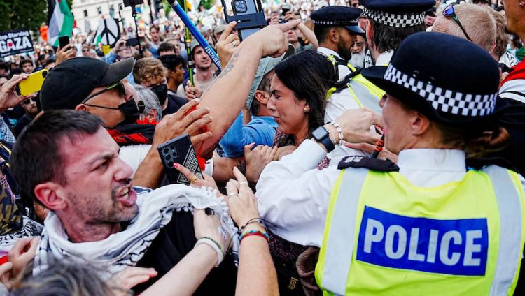 Полиция Лондона задержала 492 участников митинга в поддержку Palestine Action
