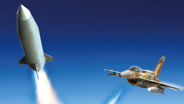 Израильские военные модернизировали дальнобойную баллистическую ракету для авиационного запуска