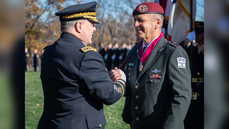 В США состоялось награждение начальника Генштаба ЦАХАЛа орденом «Легион почета»