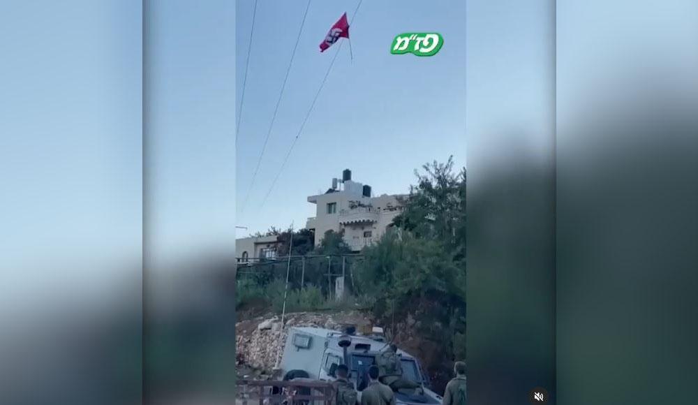 Палестинцы вывесили нацистский флаг возле Хеврона