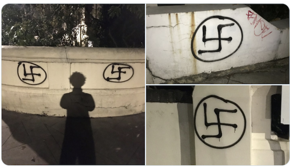 Свастика на синагоге в Лондоне, за вандализм арестован подросток