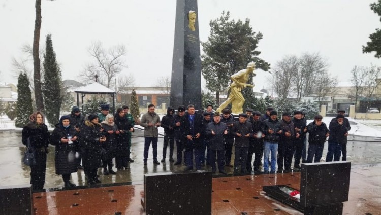 В Губе почтили память героев Второй карабахской войны