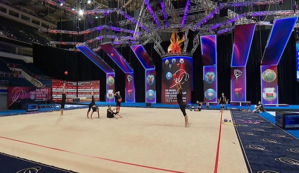 Сборная Израиля по художественной гимнастике победила в групповом многоборье в Минске