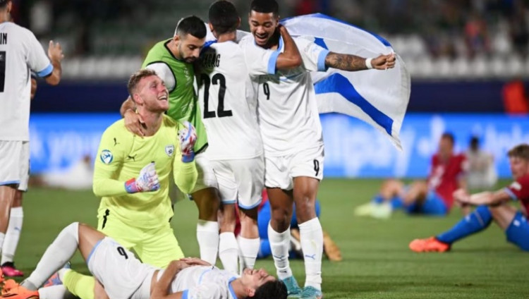 Молодежная сборная Израиля по футболу впервые в истории вышла в четвертьфинал Чемпионата Европы