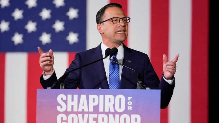 Демократ Джош Шапиро победил крайне правого республиканца на выборах губернатора Пенсильвании