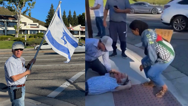 Пожилого еврея с флагом Израиля убили на пропалестинском митинге в Лос-Анджелесе