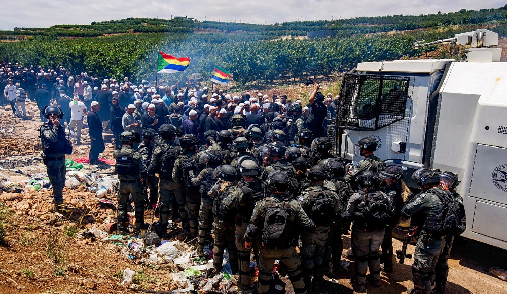На Голанских высотах произошли ожесточенные столкновения друзов с израильской полицией