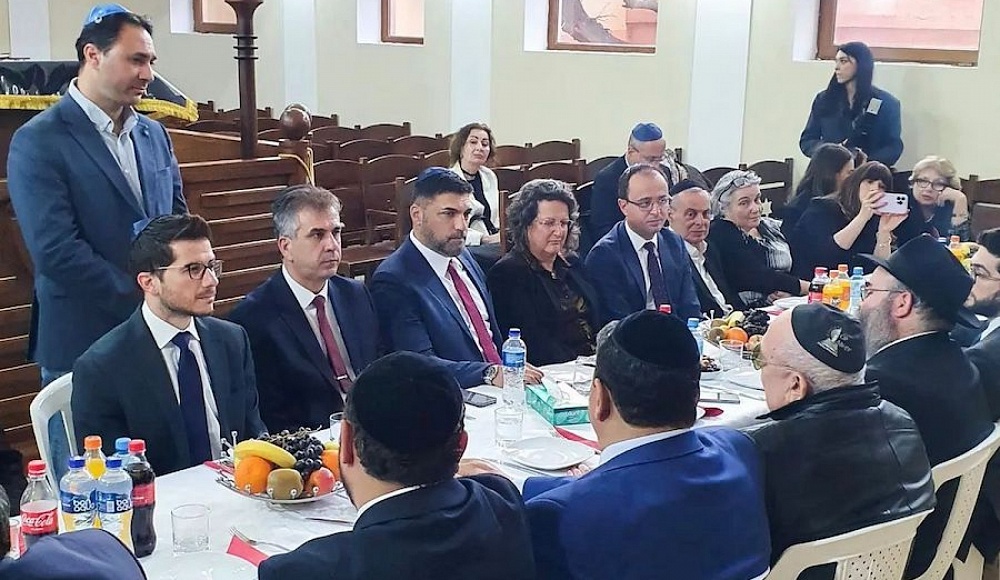 Визит главы МИД Израиля в бакинскую синагогу