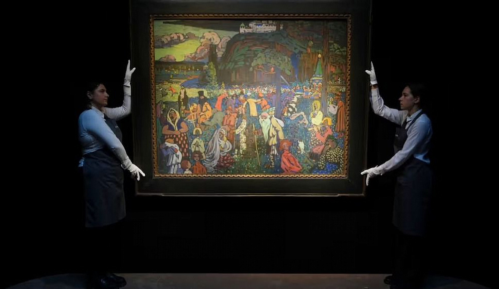 Возвращенную еврейским наследникам «Пеструю жизнь» Кандинского продали на Christie’s за $42 млн