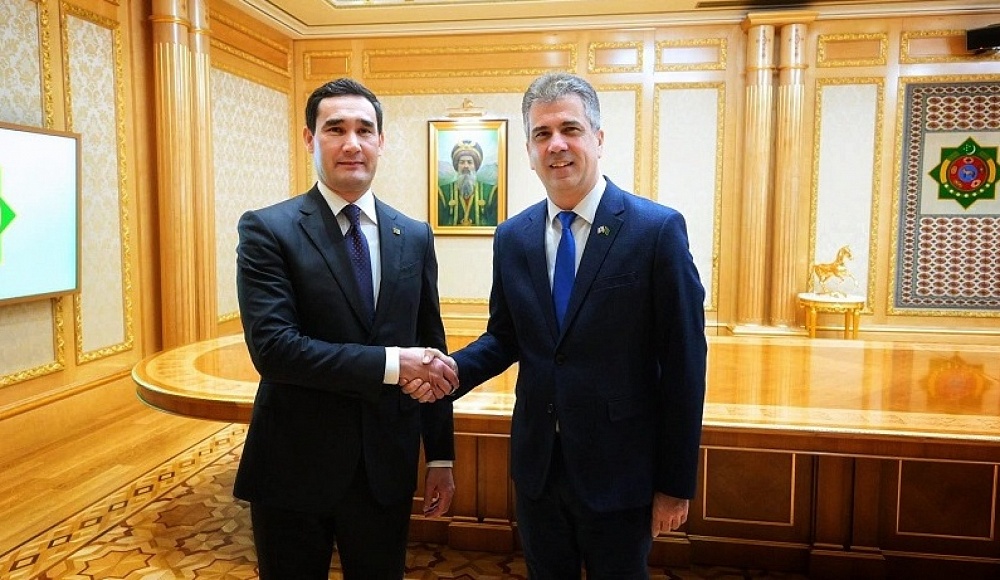 Глава МИД Израиля встретился с президентом Туркменистана