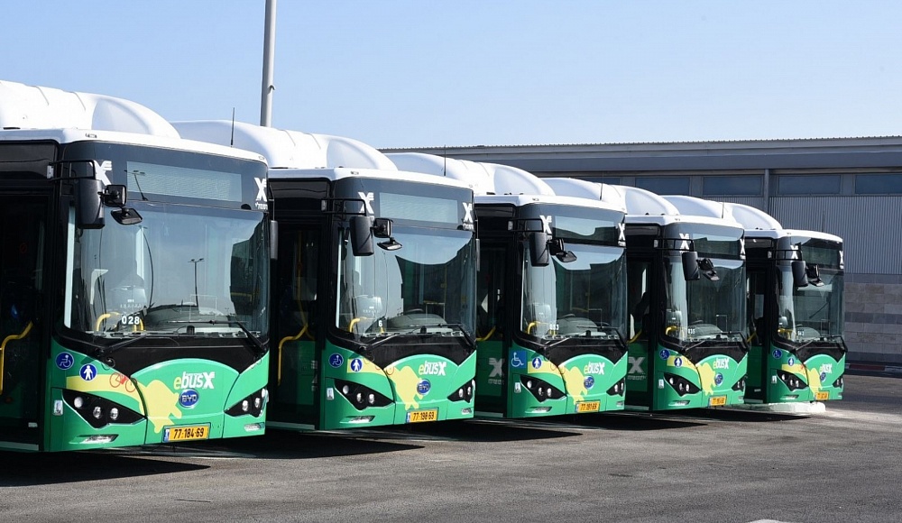 Транспортные компании Израиля получат 500 новых электробусов