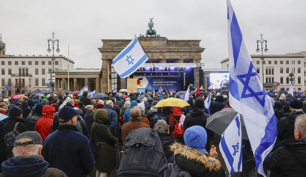 В Берлине в знак солидарности с Израилем прошла демонстрация против антисемитизма