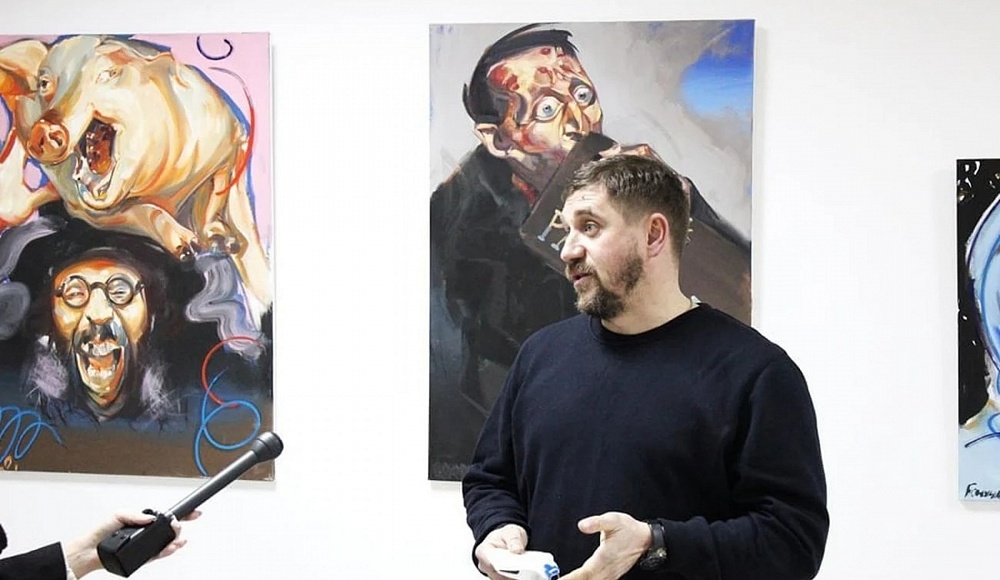 Антисемитские картины выставили в галерее современного искусства Ивано-Франковска