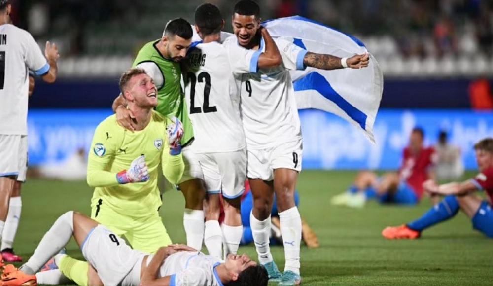 Молодежная сборная Израиля по футболу впервые в истории вышла в четвертьфинал Чемпионата Европы