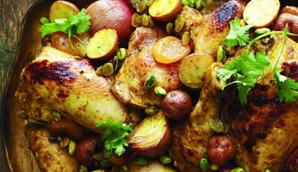 Жареная курица по-мароккански