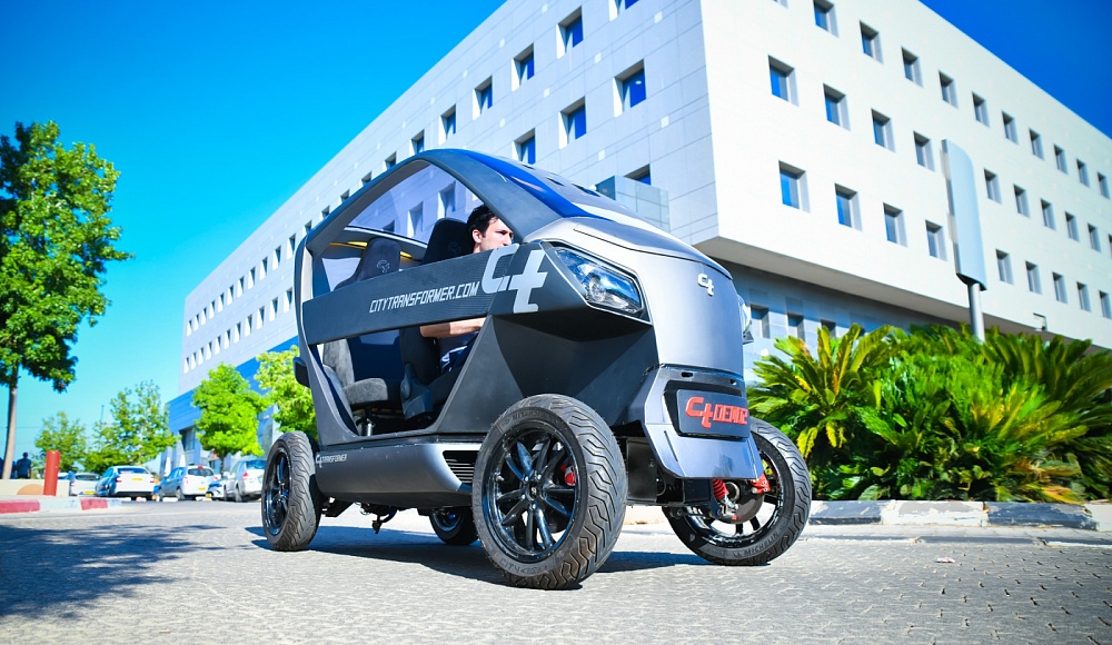 Решение проблем с парковкой. Израильский электромобиль City Transformer CT-1 выйдет на рынок в 2024 году