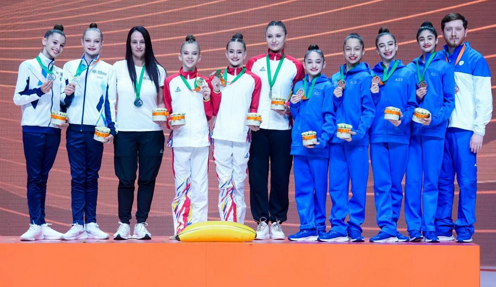 Израильские гимнастки завоевали «бронзу» чемпионата Европы в групповом многоборье