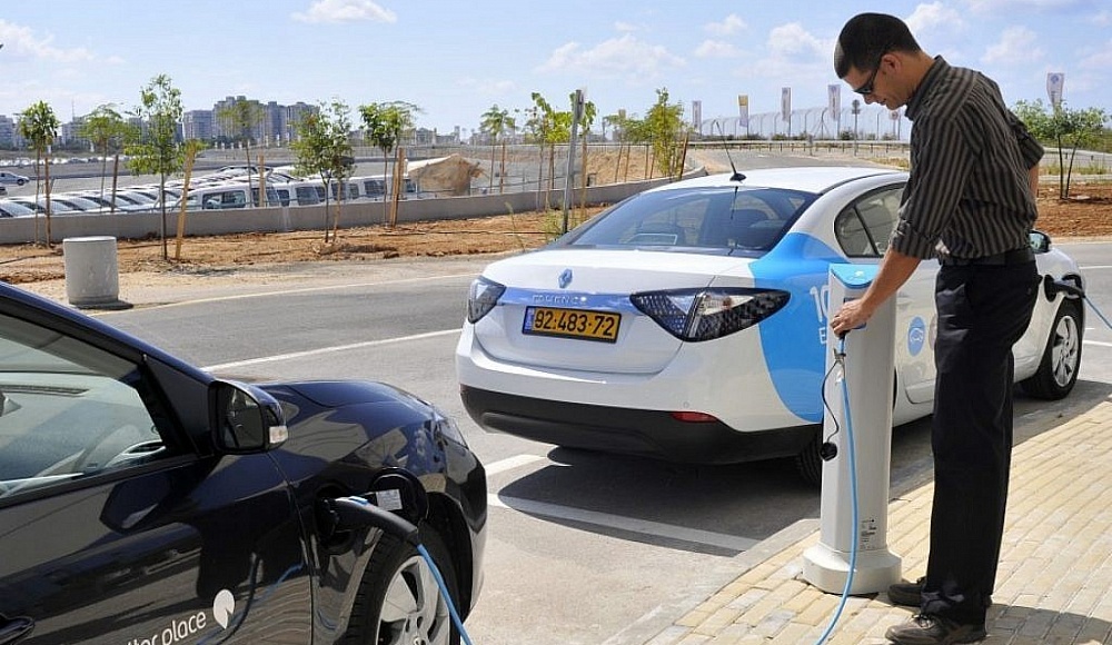Количество электромобилей в Израиле выросло за год на 21%