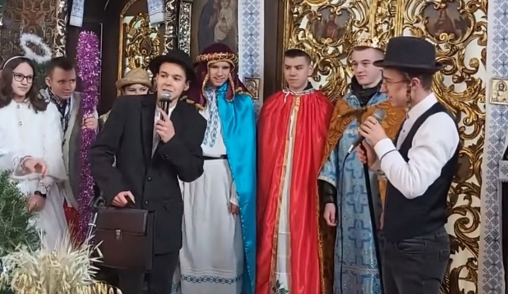 На Украине дети разыграли антисемитскую сценку в церкви