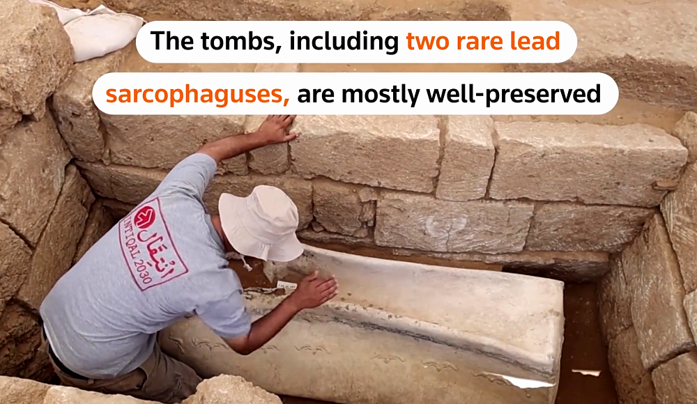 125 гробниц и редкие саркофаги найдены на 2000-летнем римском кладбище в Газе