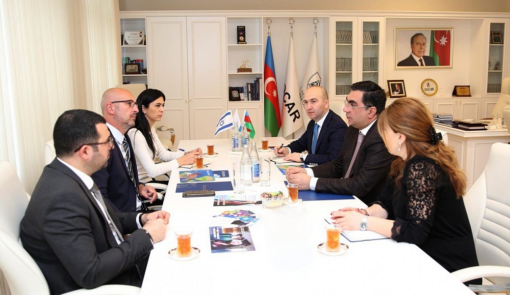 Делегация Израильско-Азербайджанской торгово-промышленной палаты посетила Бакинскую высшую школу нефти