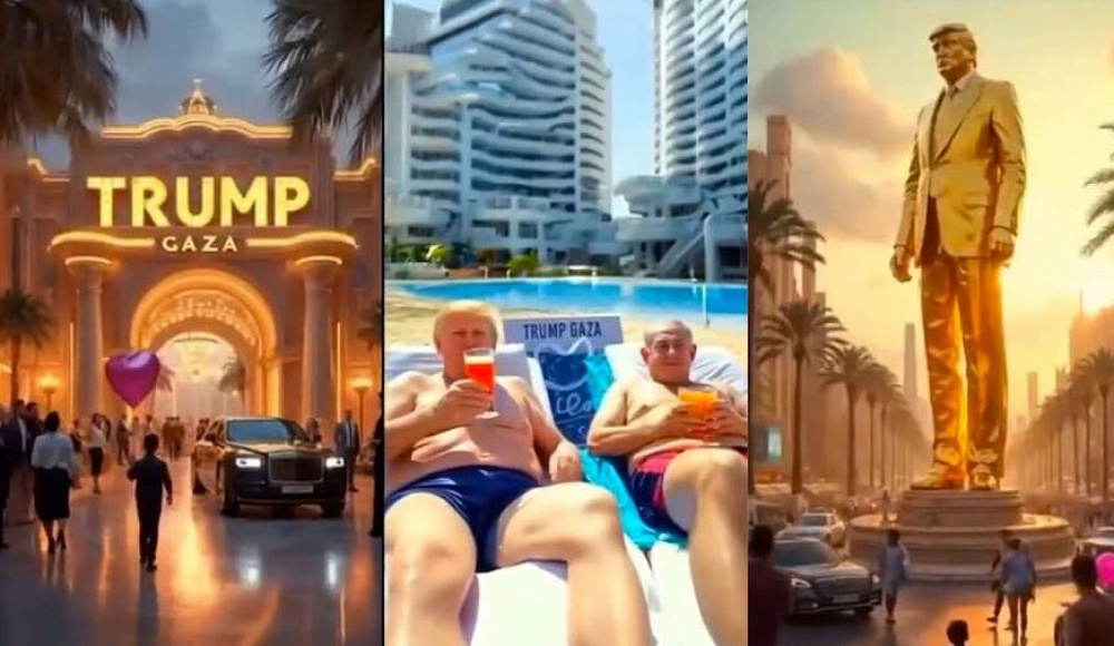 Трамп опубликовал сгенерированное ИИ видео, как отдыхает с Нетаньяху в «секторе Газа будущего»