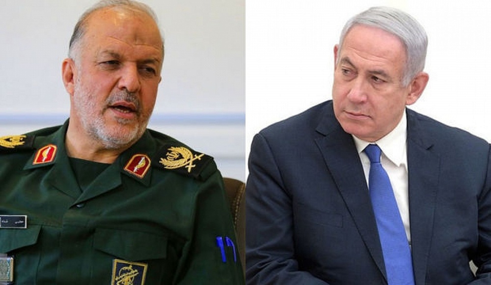 Командующий КСИР обещает доставить Нетаньяху в Иран в ошейнике раба