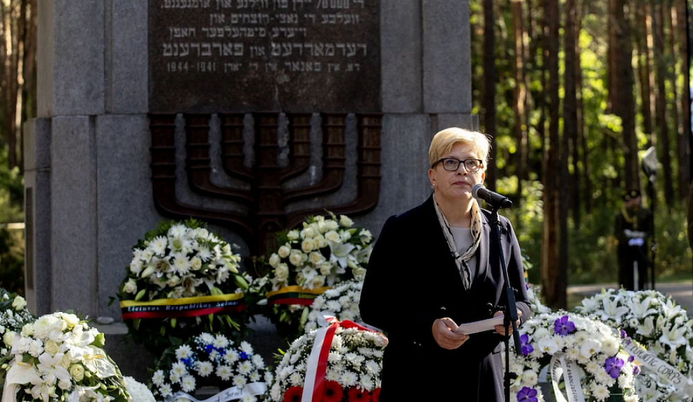 В Литве почтили память жертв Вильнюсского гетто