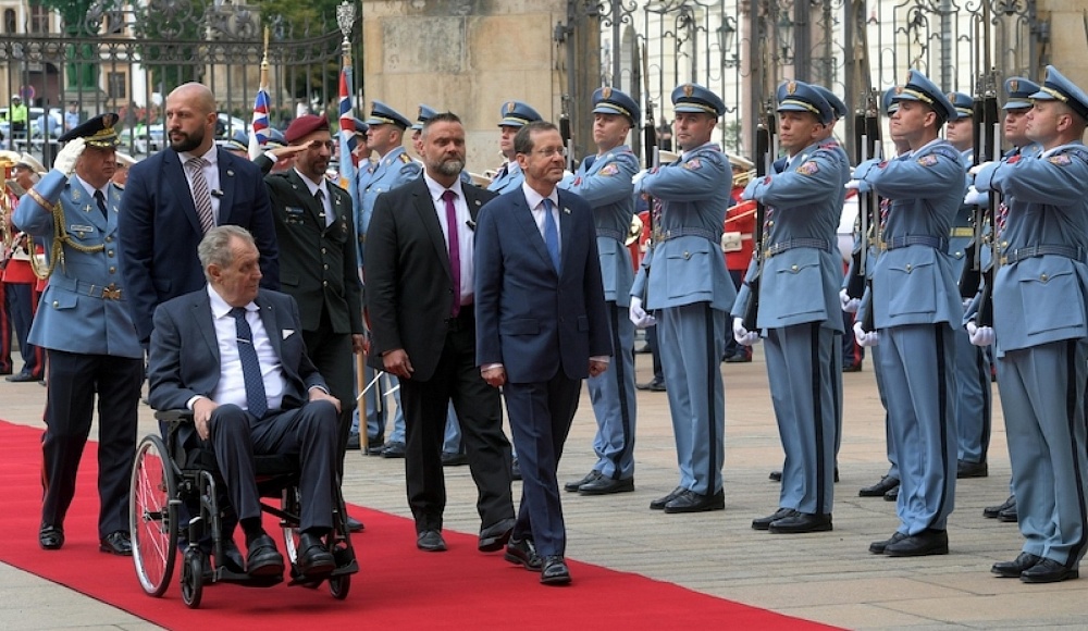 Президенты Израиля и Чехии обсудили двустороннее сотрудничество между странами