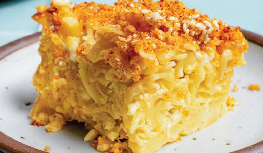 Кугель Mac and Cheese из лапши