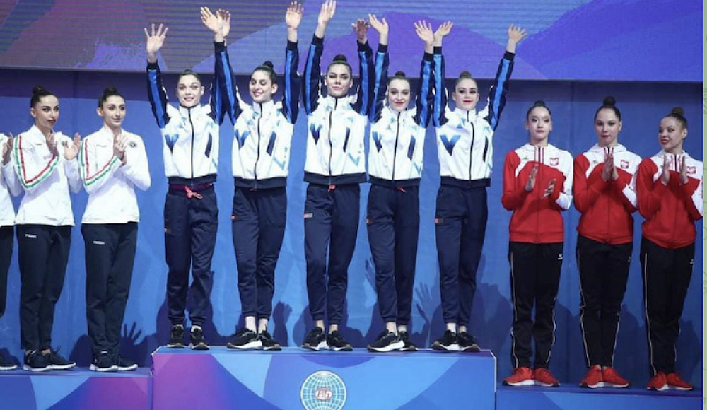 Израильтянки завоевали в Греции золотую и серебряную медали по художественной гимнастике