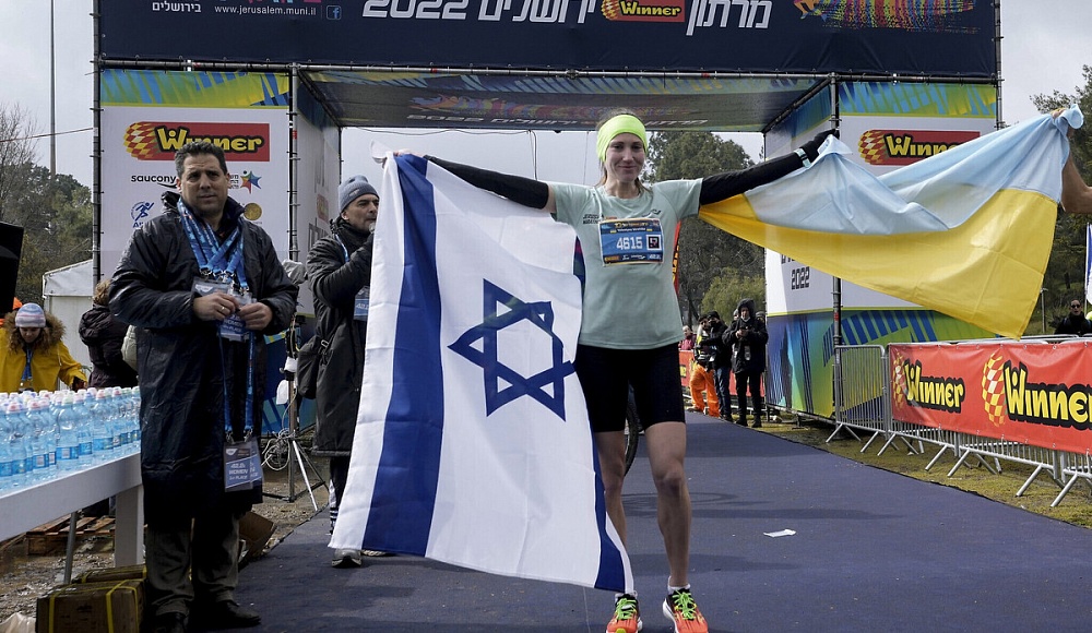 Победительницей Иерусалимского марафона стала беженка с Украины
