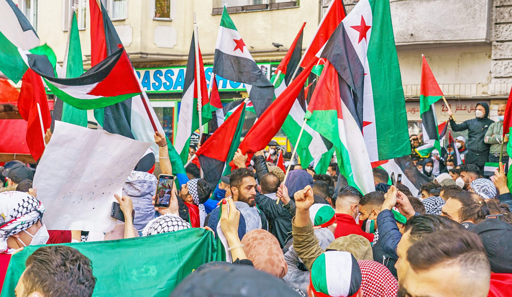 Участники пропалестинской демонстрации в Берлине скандировали антисемитские лозунги