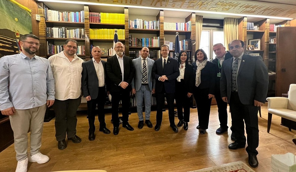 Президент Израиля встретился с представителями общины горских евреев Азербайджана