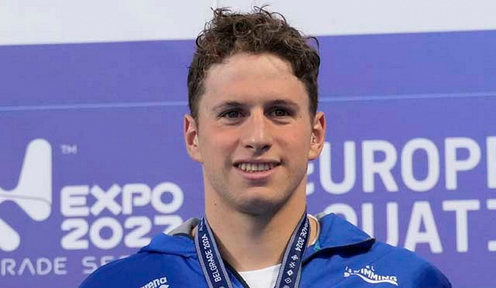 Израильтянин завоевал серебряную медаль на чемпионате Европы по плаванию