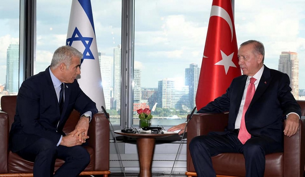 Лапид и Эрдоган обсудили борьбу с терроризмом в ходе встречи в Нью-Йорке