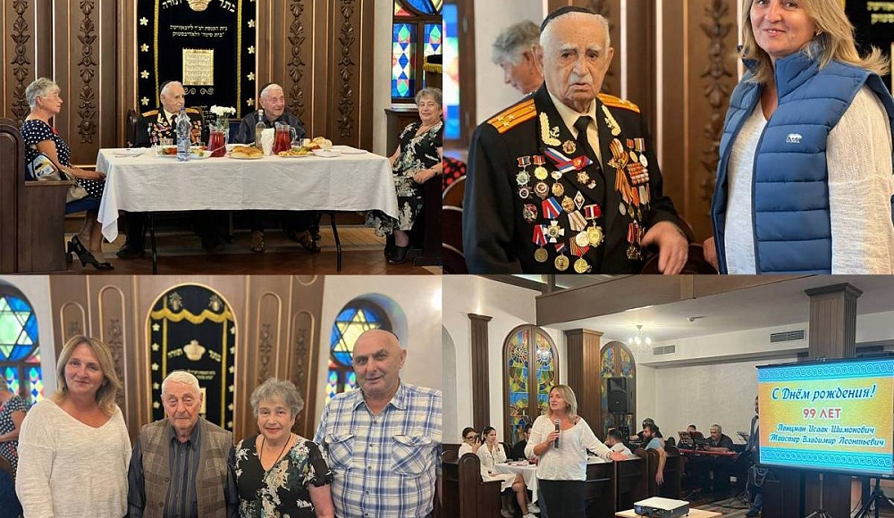 Синагога «Бейт Сима» отметила 99-летие двух старейших евреев Владивостока