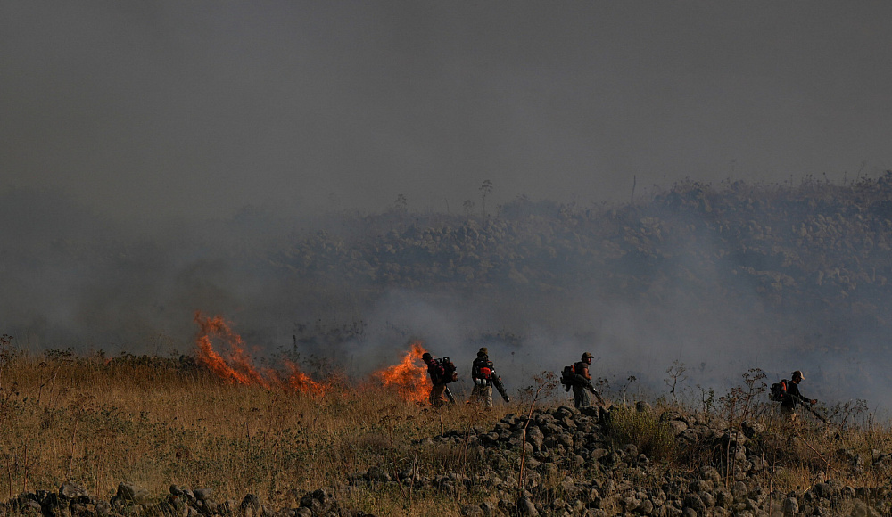 Север Израиля охвачен пожарами после обстрелов «Хезболлы»