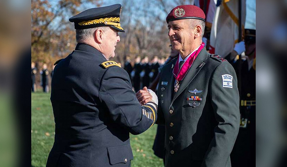 В США состоялось награждение начальника Генштаба ЦАХАЛа орденом «Легион почета»