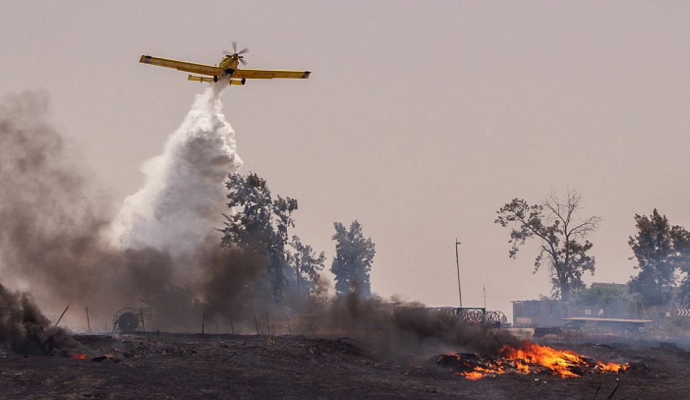 Израиль помогает Кипру в борьбе с лесными пожарами