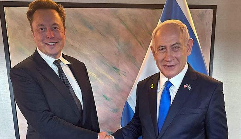 Нетаньяху во время визита в США встретился с Илоном Маском